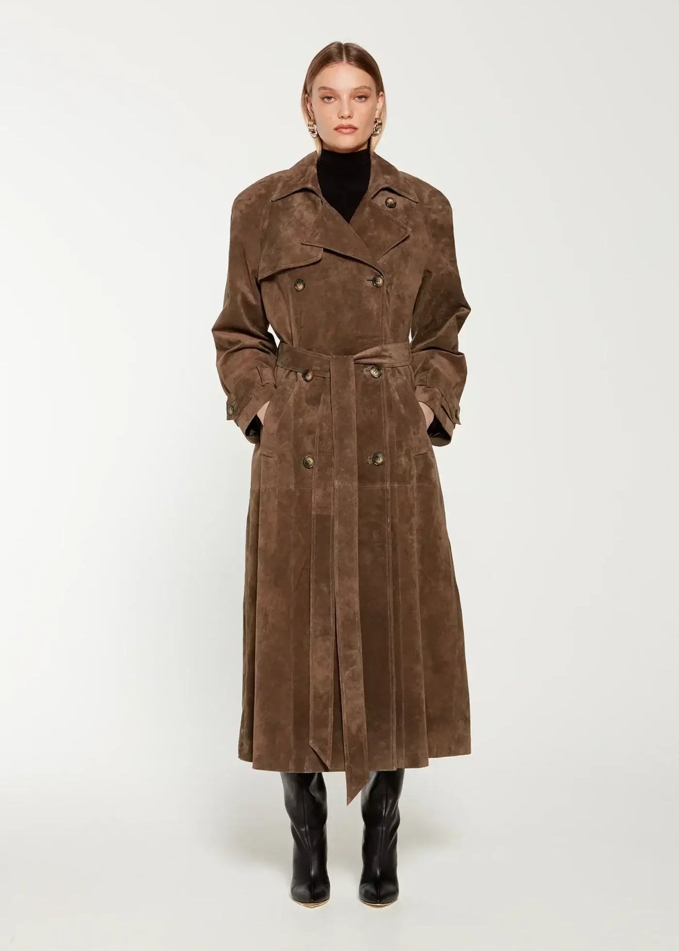 Brown_Suede_Double_Breasted_Trench_Coat_with_Belted_Waist14
