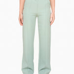 Mint Green Tailored Trouser Suit with Wide Leg Fit1