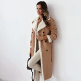 
Sophia Longline Shearling-Lined Coat in Three Elegant Shades5