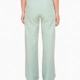 Mint Green Tailored Trouser Suit with Wide Leg Fit