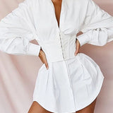 pleated-waist-shirt-dress-beige-green-white1