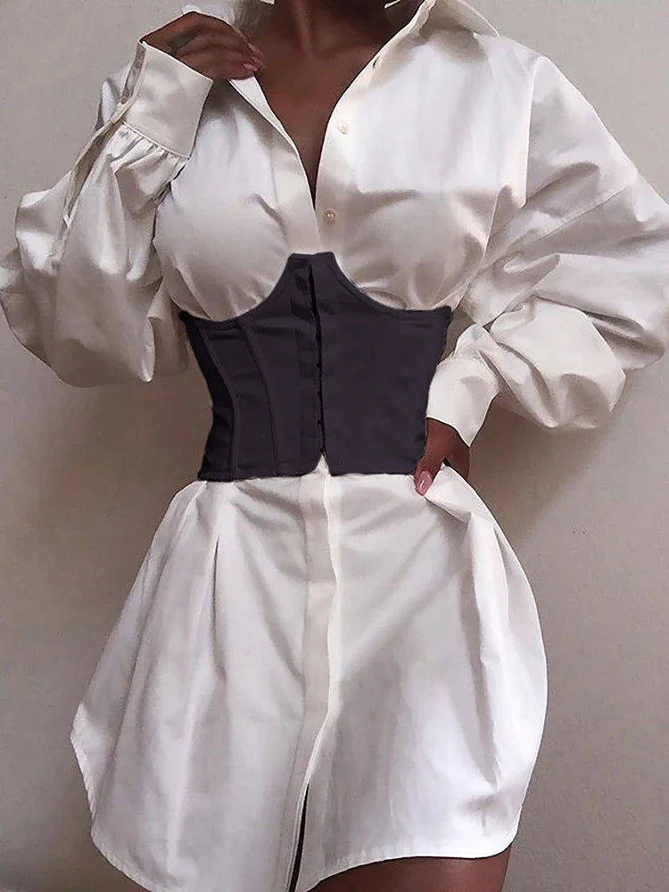 pleated-waist-shirt-dress-beige-green-white2