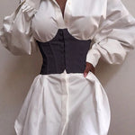 pleated-waist-shirt-dress-beige-green-white2