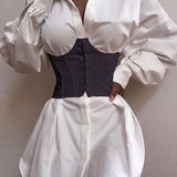 pleated-waist-shirt-dress-beige-green-white2