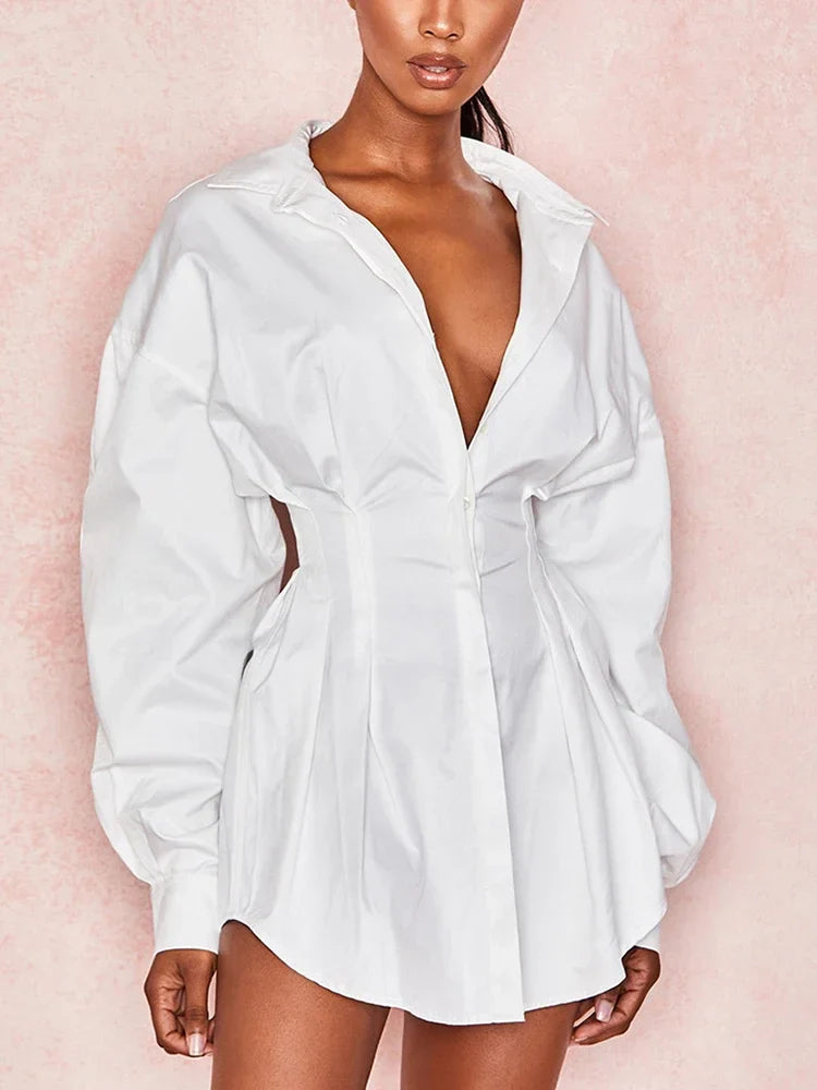 pleated-waist-shirt-dress-beige-green-white3