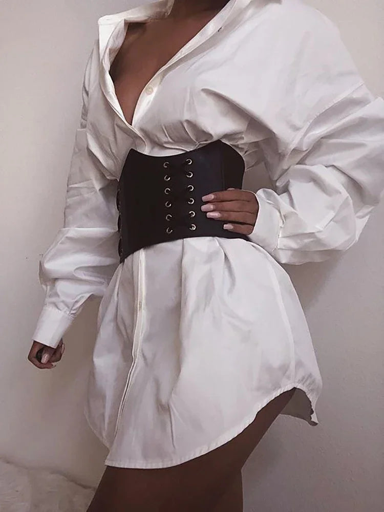 pleated-waist-shirt-dress-beige-green-white4