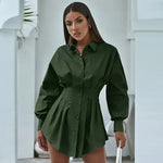 pleated-waist-shirt-dress-beige-green-white6