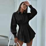 pleated-waist-shirt-dress-beige-green-white7