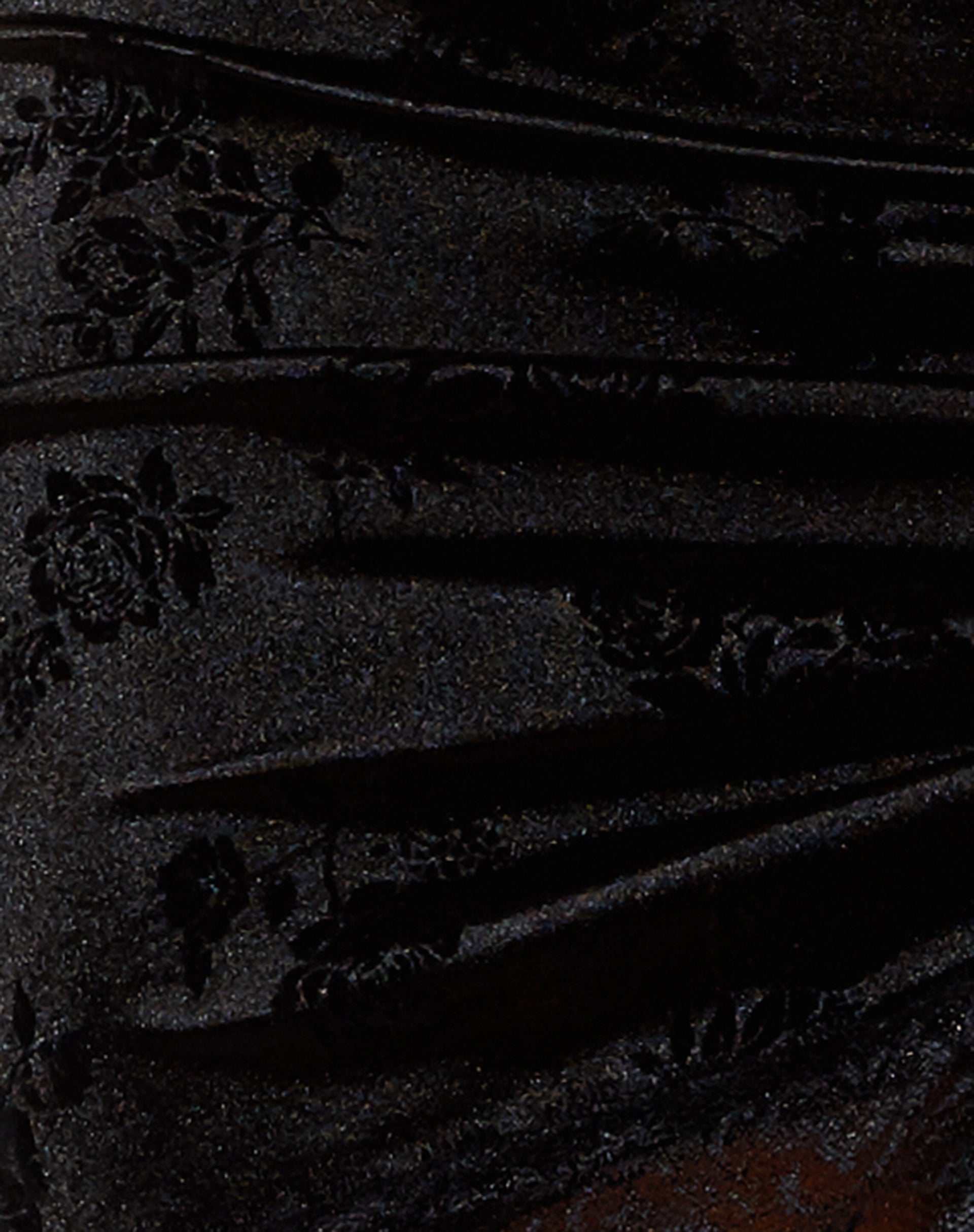 sophia-grace-black-satin-rose-bodycon-mini-dress-lace-trim7