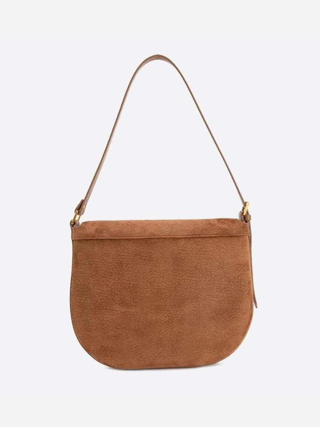 sophia-grace-brown-suede-crescent-shoulder-bag-gold-clasp6